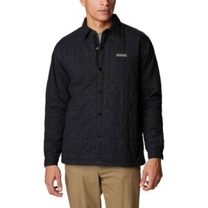 NWT $110 Columbia Men's Landroamer Quilted Shirt Jacket Black Big 5X